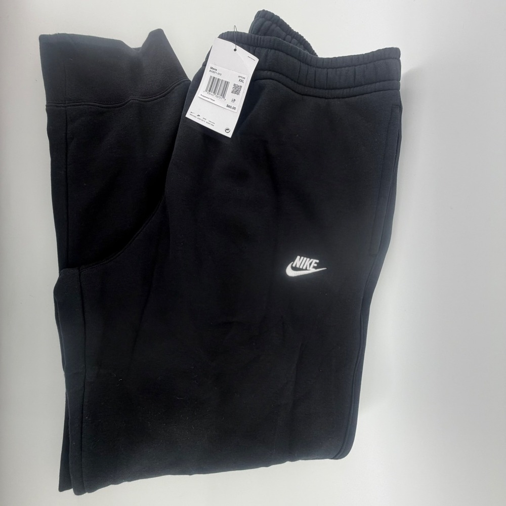 Nike Mens Sportswear Club Fleece‎ Jogger Sweatpants Black XXL BV2671-010 NEW